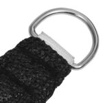 Voile d'ombrage 160 g/m² Noir 2,5x4 m PEHD – Image 3