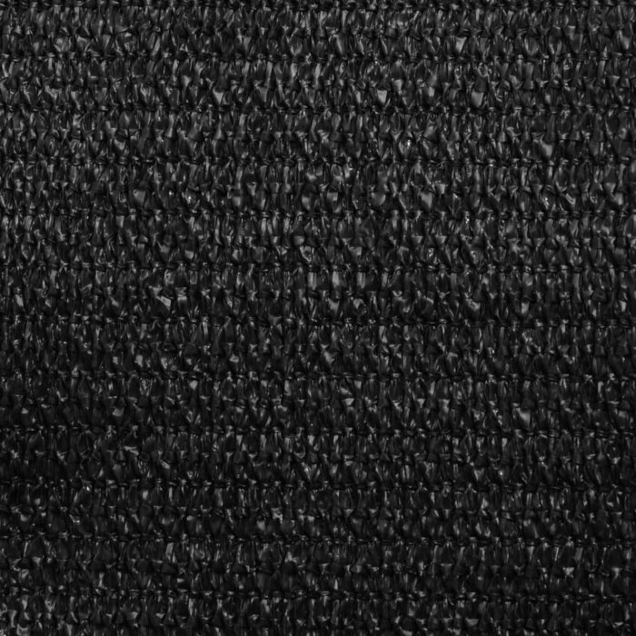 Voile d'ombrage 160 g/m² Noir 5x7 m PEHD – Image 7