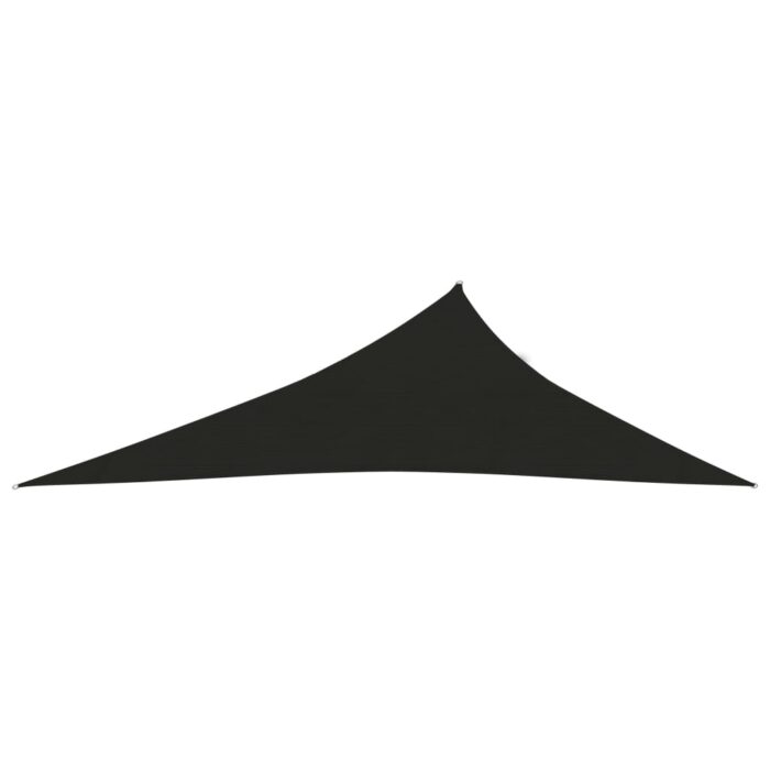 Voile d'ombrage 160 g/m² Noir 3x4x5 m PEHD – Image 2