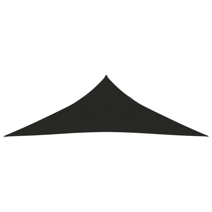 Voile d'ombrage 160 g/m² Noir 4x4x5,8 m PEHD – Image 2