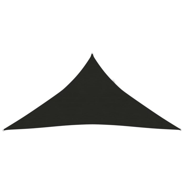 Voile d'ombrage 160 g/m² Noir 4x5x5 m PEHD – Image 2