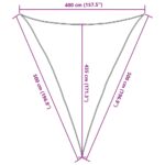 Voile d'ombrage 160 g/m² Noir 4x5x5 m PEHD – Image 8