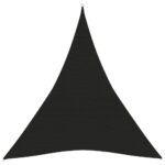 Voile d'ombrage 160 g/m² Noir 5x6x6 m PEHD – Image 2