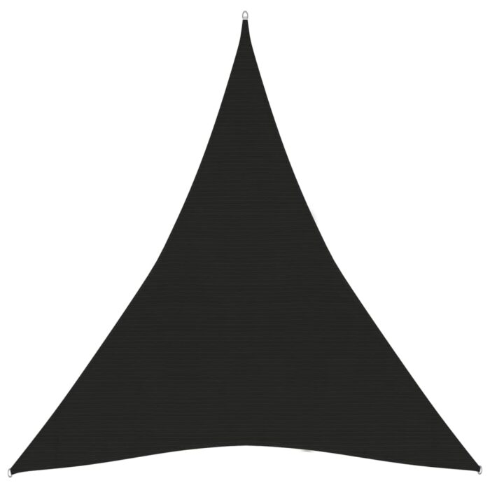 Voile d'ombrage 160 g/m² Noir 5x6x6 m PEHD – Image 2