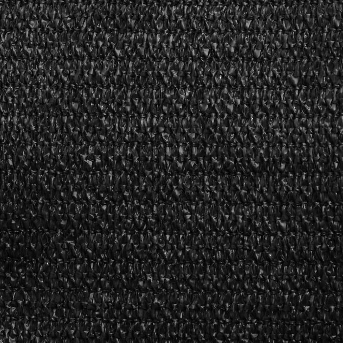 Voile d'ombrage 160 g/m² Noir 4/5x3 m PEHD – Image 7