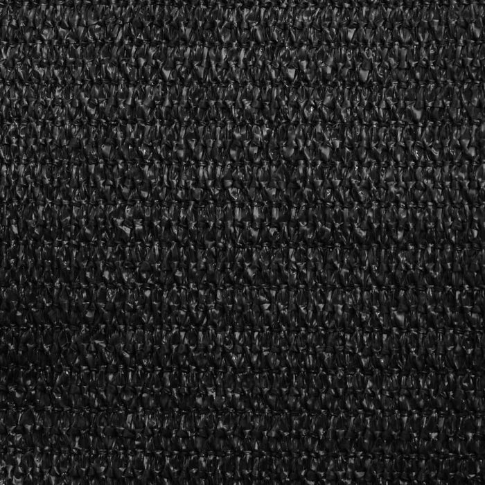 Voile d'ombrage 160 g/m² trapèze noir 4/5x4 m PEHD – Image 7
