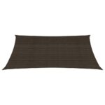 Voile d'ombrage 160 g/m² Marron 2x3 m PEHD – Image 2