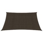 Voile d'ombrage 160 g/m² Marron 2,5x3 m PEHD – Image 2