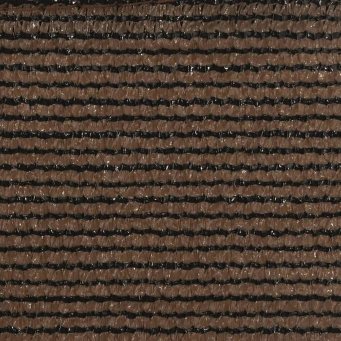 Voile d'ombrage 160 g/m² Marron 2,5x3 m PEHD – Image 7