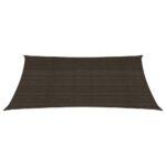 Voile d'ombrage 160 g/m² Marron 2,5x4,5 m PEHD – Image 2
