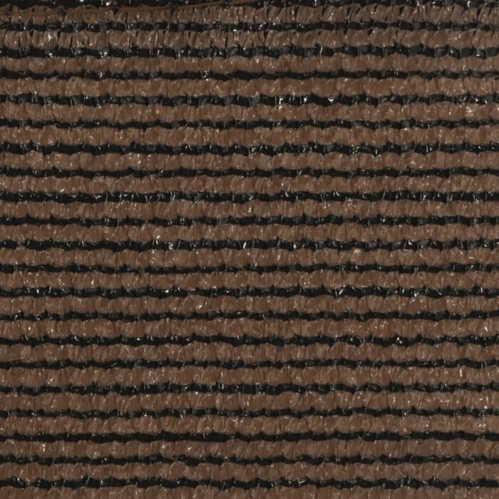 Voile d'ombrage 160 g/m² Marron 2,5x4,5 m PEHD – Image 7