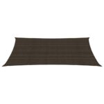 Voile d'ombrage 160 g/m² Marron 3x5 m PEHD – Image 2