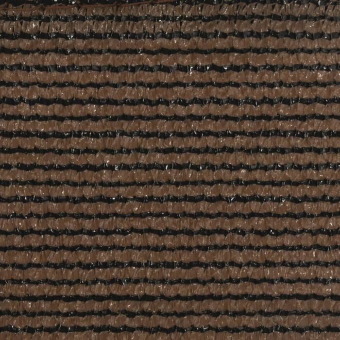 Voile d'ombrage 160 g/m² Marron 4x4x5,8 m PEHD – Image 7