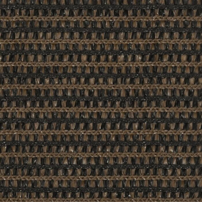 Voile d'ombrage 160 g/m² Marron 3/4x2 m PEHD – Image 2