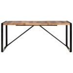 Table à manger 180x90x75 cm bois massif – Image 2