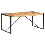 Table à manger 180x90x75 cm bois massif – Image 9