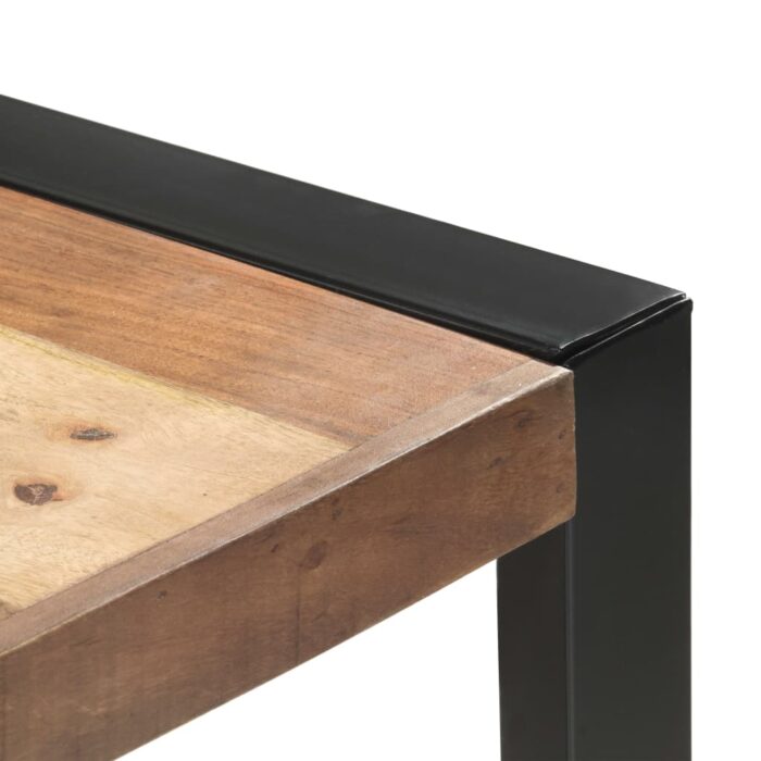 Table de salle à manger 200x100x75 cm Bois solide – Image 4