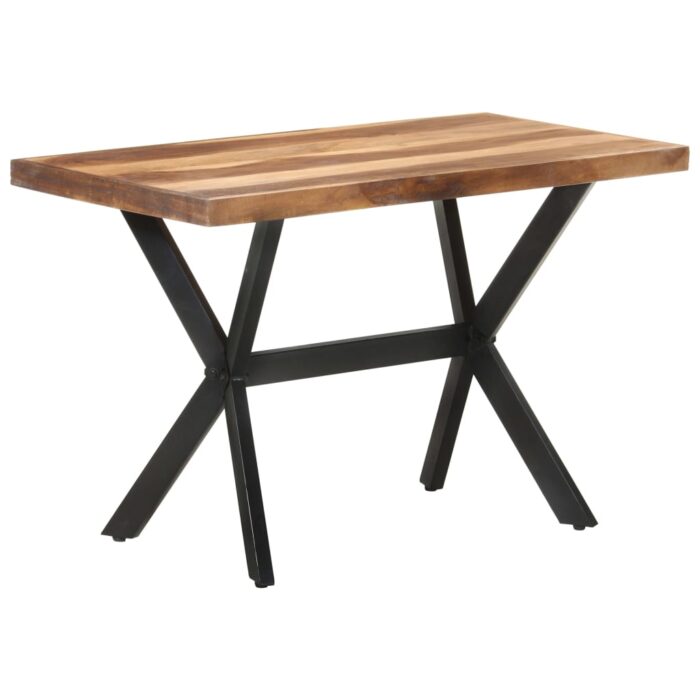 Table de salle à manger 120x60x75 cm Bois avec finition miel – Image 1