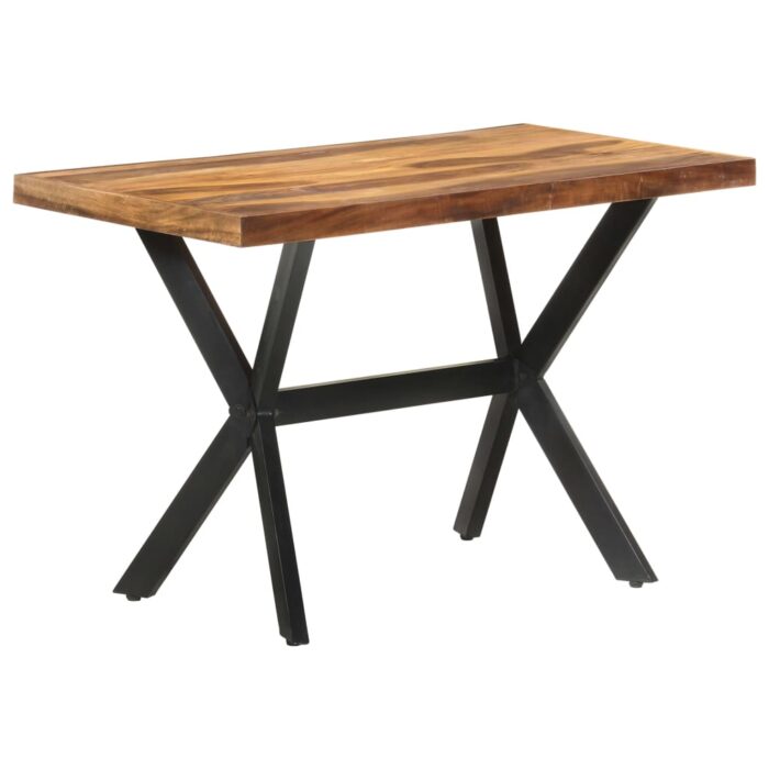 Table de salle à manger 120x60x75 cm Bois avec finition miel – Image 9
