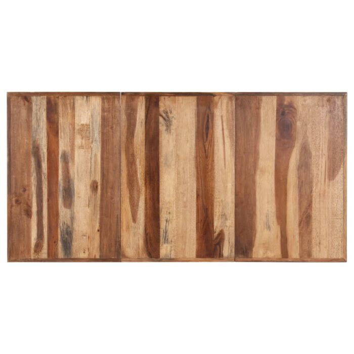 Table de salle à manger 180x90x75 cm Bois avec finition miel – Image 3