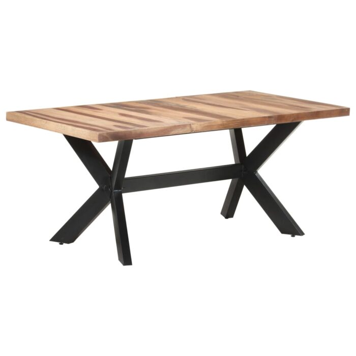 Table de salle à manger 180x90x75 cm Bois avec finition miel – Image 6