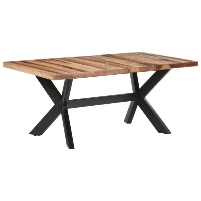 Table de salle à manger 180x90x75 cm Bois avec finition miel – Image 9