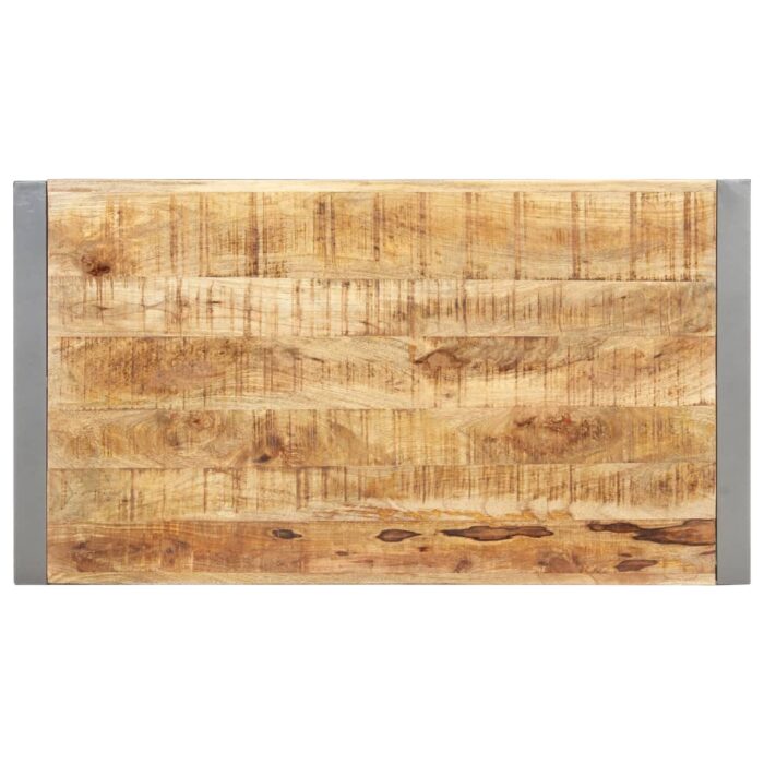 Table basse 110x60x40 cm Bois de manguier brut – Image 3