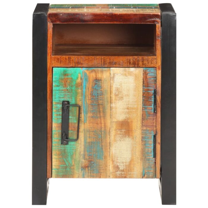 Table de chevet 40x35x55 cm Bois de récupération massif – Image 2