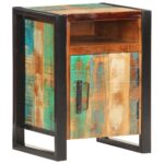 Table de chevet 40x35x55 cm Bois de récupération massif – Image 5