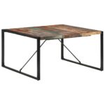 Table à manger 140x140x75 cm Bois de récupération massif – Image 6