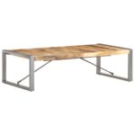 Table basse 140x70x40 cm Bois de manguier brut – Image 8