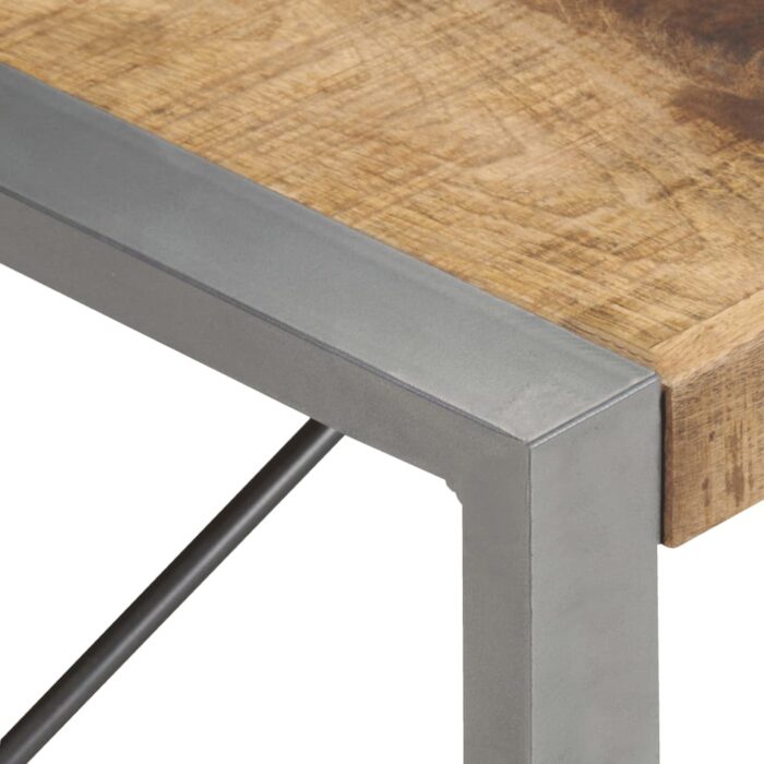 Table basse 180x90x40 cm Bois de manguier brut – Image 3