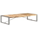 Table basse 180x90x40 cm Bois de manguier brut – Image 8