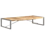 Table basse 180x90x40 cm Bois de manguier brut – Image 9