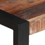 Table à manger 70x70x75 cm Bois de récupération massif – Image 2