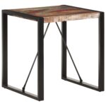 Table à manger 70x70x75 cm Bois de récupération massif – Image 6