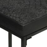 Table console Noir 110x35x76 cm Bois d'acacia et de manguier – Image 3