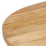 Table à manger Rond 110x76 cm Bois de manguier massif – Image 6