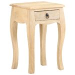 Table de chevet 28x28x46 cm Bois de manguier massif – Image 8