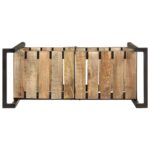 Chariot de cuisine 87x36x81 cm Bois massif de manguier – Image 3