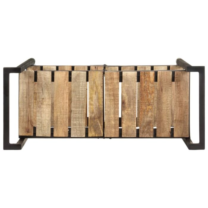 Chariot de cuisine 87x36x81 cm Bois massif de manguier – Image 3