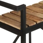 Chariot de cuisine 87x36x81 cm Bois massif de manguier – Image 5