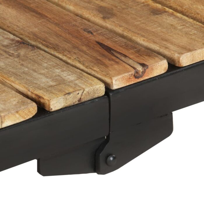 Chariot de cuisine 87x36x81 cm Bois massif de manguier – Image 7