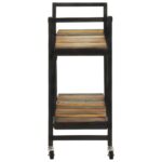 Chariot de cuisine 87x36x81 cm Bois massif de récupération – Image 2