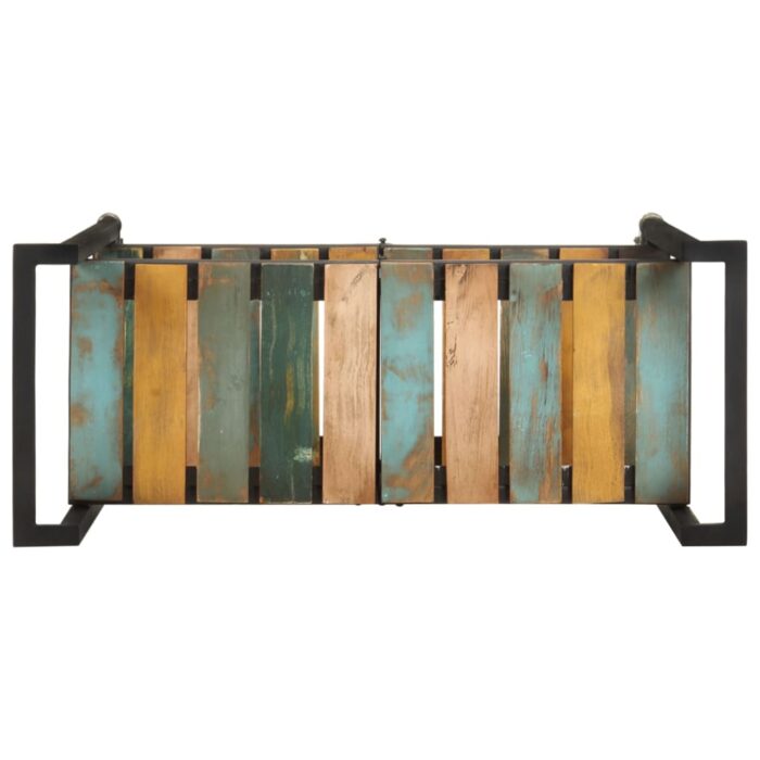 Chariot de cuisine 87x36x81 cm Bois massif de récupération – Image 3