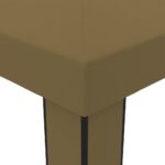 Tonnelle avec double toit 3x6 m Taupe 180 g/m² – Image 3