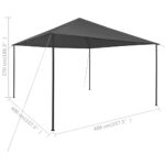 Belvédère 4x4x3 m Anthracite 180 g/m² – Image 7