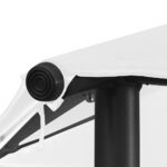 Tonnelle 4x4x3 m Blanc 180 g/m² – Image 4