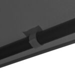 Tonnelle 3x3 m Anthracite Tissu et acier 180 g/m² – Image 3