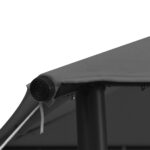 Tonnelle 3x3 m Anthracite Tissu et acier 180 g/m² – Image 4